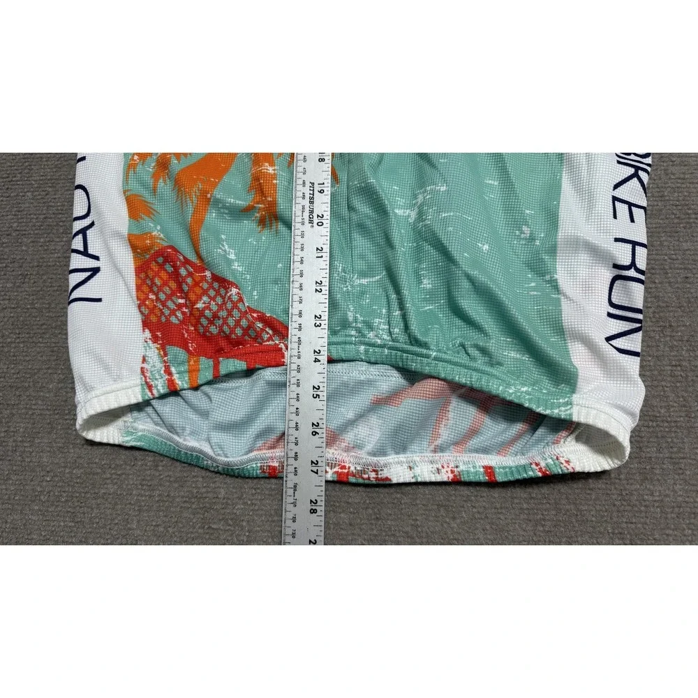 K-Swiss Cycling Jersey Mens XL Multicolor Nautica South Beach Tri 2011 Triathlon